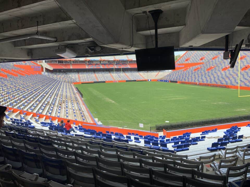 Ben Hill Griffin Stadium at the University of Florida in Gainesville, Florida