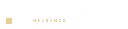 Cornerstone Insurance logo, white version