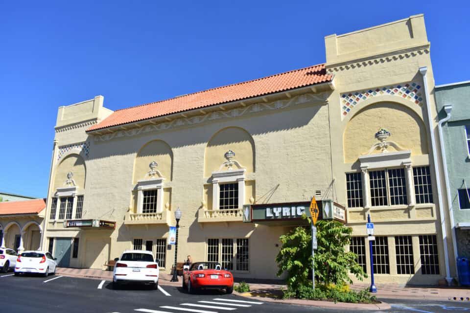 The historic Lyric Theatre in downtown Stuart, Martin County, Florida