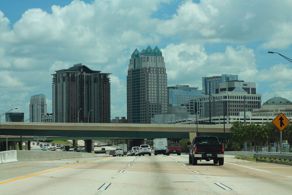 Downtown Orlando skyline in Orange County, Florida