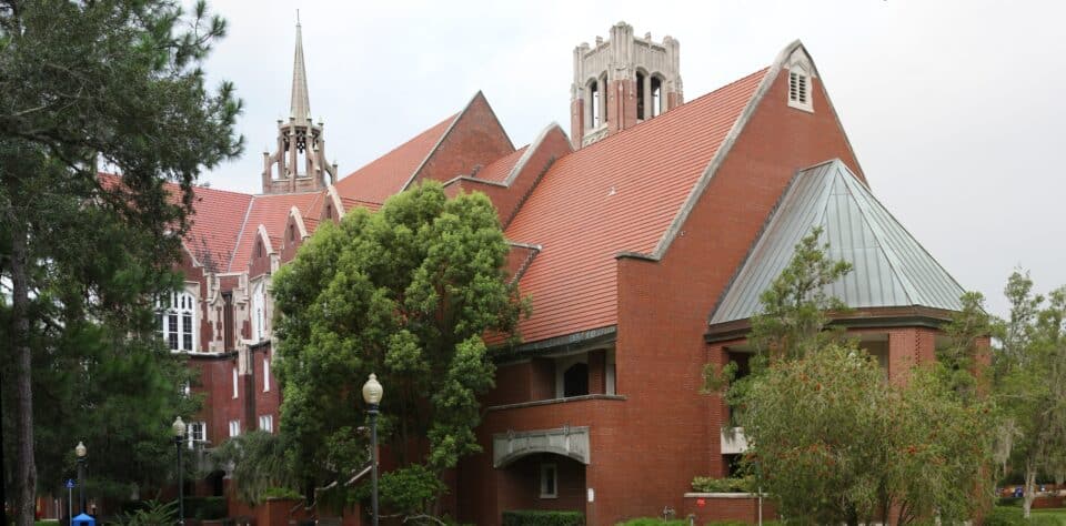 The University Auditorium on the University of Florida campus in Gainesville, Alachua County, Florida